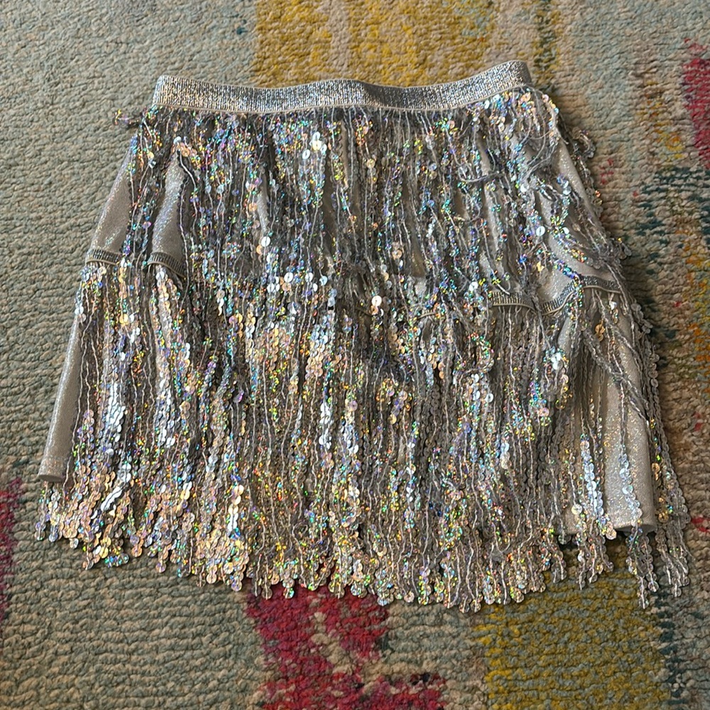Glitter Tassel Skirt